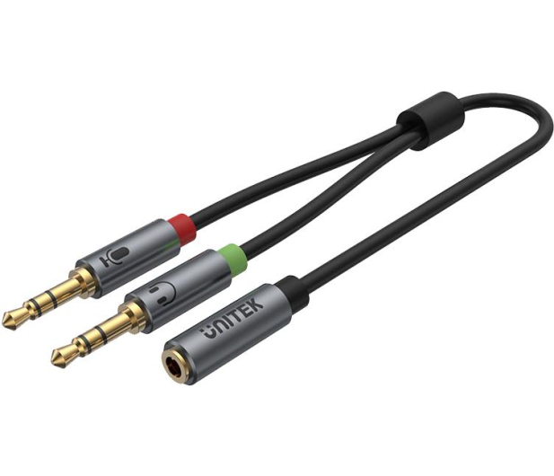 Unitek Adapter Jack 3.5mm - 2x Jack 3.5mm - 369888 - zdjęcie 2